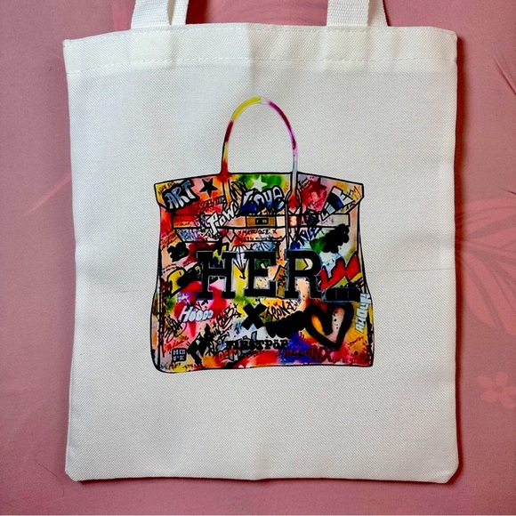 Handbags - HER Canvas Tote Bag
